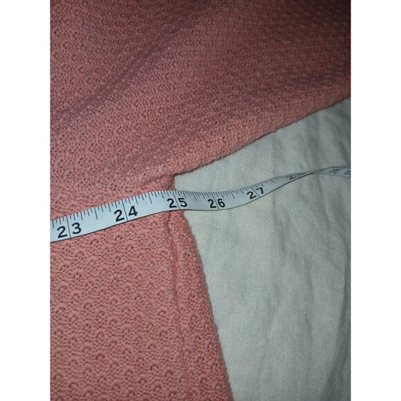 Ann Taylor Loft Plus Pure Cotton Sweater Sz 20-22 Peach/Pink Casual Chic Career - Picture 7 of 8